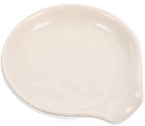 Porte-cuillères en Céramique Blanc, Porte-cuillère de Comptoir Petit | Porte Cuillere la Cuisine, Surface Lisse, Élégant et Concis, Usage Table Cuisine