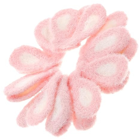 WEKAMOS 20stücke Kaninchenohr Haarschmuck Charms Haarclips Bunny Ohr Ornament Haarnadel Zubehör Für Diy Handarbeit Mädchen Haarspangen Dekoration