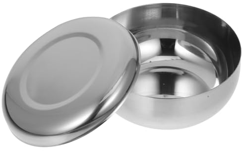 GALPADA Bol À Riz En Acier Inoxydable Avec Couvercle Bol À Soupe Isolé Pour Nouilles Céréales Salades Et Glace Vaisselle Coréenne Réutilisable 10.50 X 10.50 X 5.00 cm
