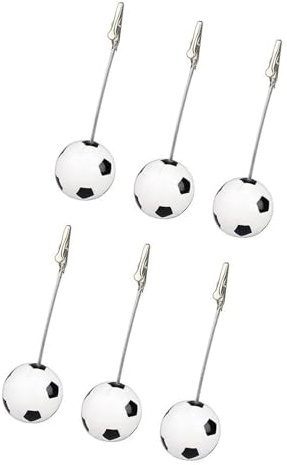 Lot de 6 supports en résine pour numéros de table de mariage, cartes nominatives, mémos, notes, photos, étiquettes alimentaires, papier