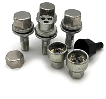 Kit 4 Bulloni Antifurto Auto per Ruote in Lega C3 dal 2024 in poi codice ZH4