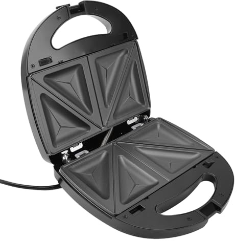OEBUAFI Macchina Elettrica per Waffle per Ciambelle Macchina per Waffle con Piastre Intercambiabili Superficie Antiaderente per Snack per Colazione Dessert Viaggi a Casa (Spina europea 220 V)