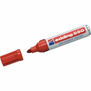 Edding Permanentmarkör edding 550 röd