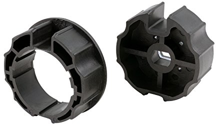 3T-MOTORS Adapter 70 mm für Markisen-Rundwellen, Adaptersatz rund, Mariksen-Zubehör, Montagematerial Markisenantrieb, passend für 3T-MOTORS Serie 3T45