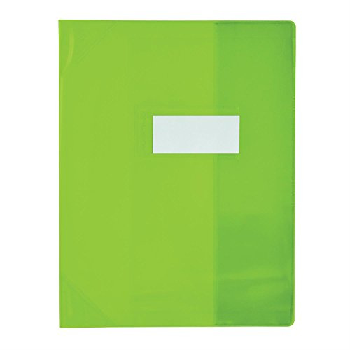 ELBA Buchschoner PVC 150 Strong Line A4 (21 x 29,7 cm) transparent grün