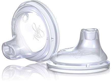 Nûby ID0019 Auslaufsichere Trinktülle, 6 Monate, transparent