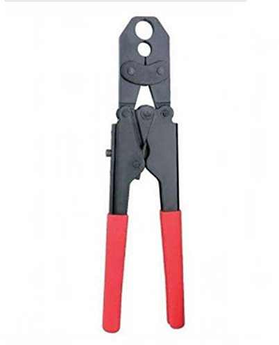 NEWTRY Herramienta de montaje de tubería Pex Herramienta de engarzado Pex FT-1824B Crimpadora manual Pex con rango de crimpado 1/2 y 3/4