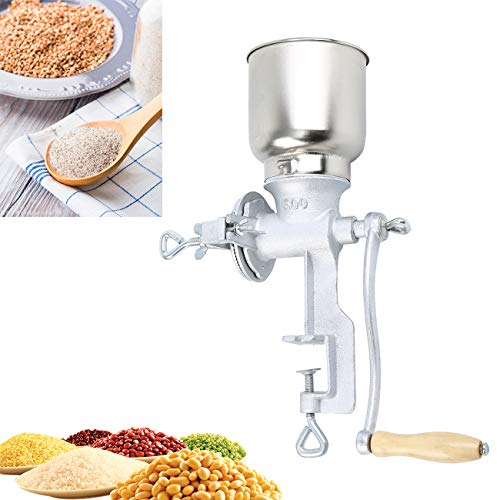 Samger Molinillo manual de cereales Universal Molinillo de grano manual para cereales de trigo granos de café nuez Herramienta de Molienda de Mano
