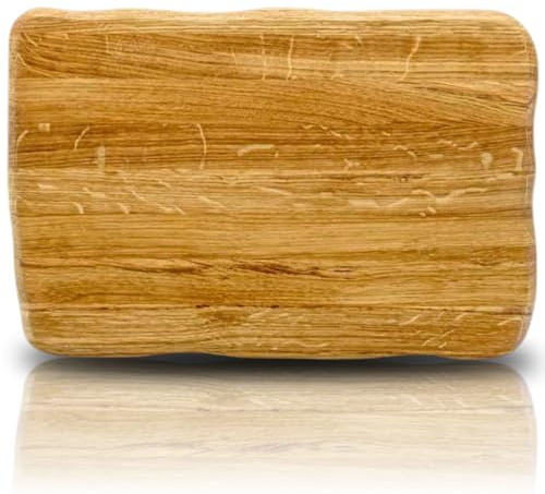 La Madera Schneidebrett aus Eiche | Steakbrett | Natürlich antibakteriell | 30 cm x 3 cm x 20 cm (B x H x L) | von holz4home®