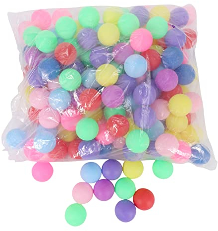 Zunedhys 150 Teile/paket Farbige Ping Pong Bälle 40mm Unterhaltung Tischtennisbälle Mischfarben Pong Bälle Spiel