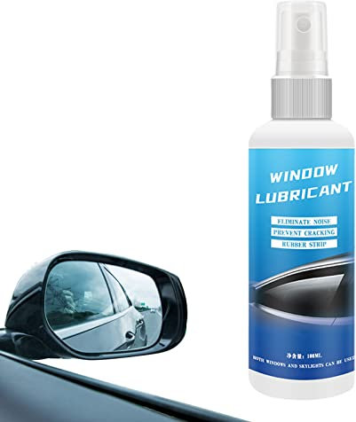 Firulab 5 Silicone Spray Lubricant, 100ML Car Door Glass Lift Rubber Softening Agent, Multi Purposes Softening Lubricant for Protecting and Lubricating Rubber Strip