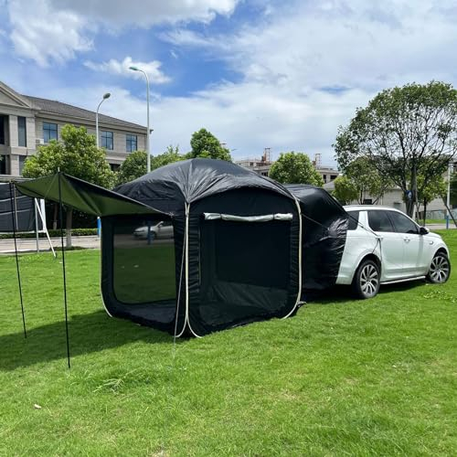 SUYUDD Pop-up-Auto-Heckzelt, SUV-Zelte für Camping, Autozelte für Wohnmobile, Mehrzweck-LKW-Zelt, Campingzelt, verbunden mit dem Fahrzeug, universelle Passform