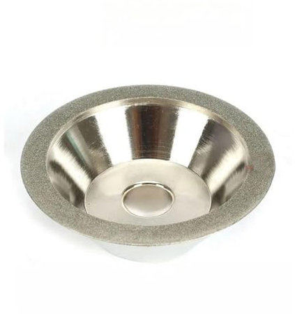 Mola diamantata a tazza da 100 mm in carburo di tungsteno in acciaio al tungsteno fresa a grana 320 Disco diamantato per smerigliatrice per calcestruzzo Disco diamantato da 4 pollici
