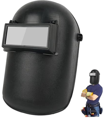 Welding Hoods, Welding Hoods, Auto Darkening Flip Len Welder Mask Hood, High Temperature Resistant for Home