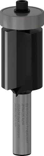 Bosch 1 x PRO - Punta per fresa a filo con cuscinetto inferiore (per legno tenero, legno duro, Ø 19 mm, accessorio professionale per router portatile, trim router)