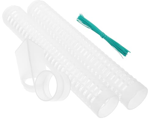 SUPVOX Soporte para Plantas Trepadoras con de Plástico Apilable Tutor para Monstera y Enredaderas con Postes Conector Base y Verdes