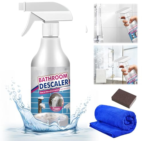 Reiniger für hartnäckige Flecken, Bathroom Descaler Cleaner, Bodenreiniger Küchenreiniger Powerful Descaling Cleaning Agent, Allzweck-Reinigungsschaumspray für Glas Kanalisation Toiletten (1, 100ml)