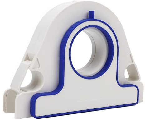 Fabater Applicateur de Ruban de Masquage, Distributeur de Bandeau de Peinture à Masquage et Couvre-autocollant Blanc de 25 Mm de Large Couvre-rôti de Peinture Coupeur de Distributeur