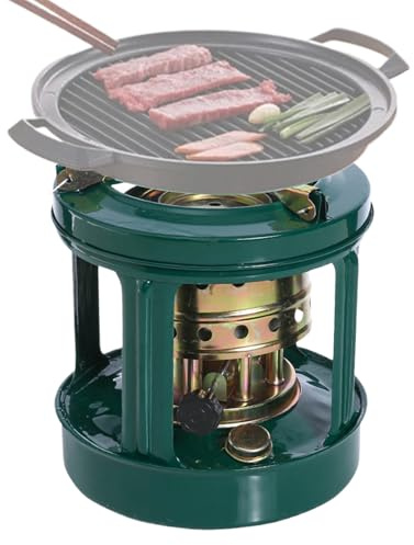 Répertoire de Camping Portable | Brûleur Domestique pour Extérieur et Camping | Appareil Léger Et Résistant Au Vent Avec Gril Pour Voyage Randonnée Pique-Nique Et Activités En Plein Air