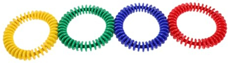 LRXIYODE 4 Piezas Anillos de Buceo para Piscina de Juguetes Acuáticos de Plástico Suave y Resistente para Entrenamiento Submarino Infantil para Fiestas Verano