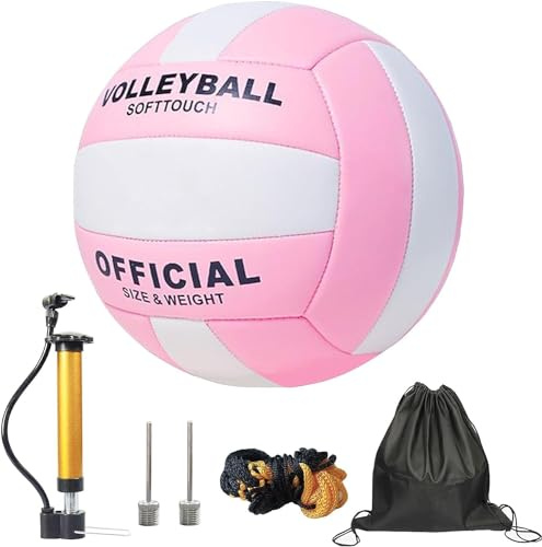 PureBliss Volleyball,Official Size 5 Volleyballs for Indoor Outdoor