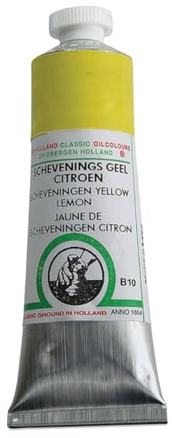 Old Holland Ölfarbe – Klassische Farben 40 MLS – 164 Künstlerfarben B10 Scheveningen Yellow Lemon