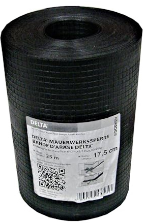Delta Mauerwerkssperre 17,5 cm breit 25 m lang