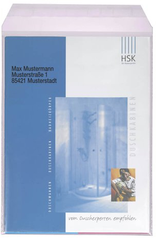 docuCARE® Folienversandtaschen transparent DIN A4