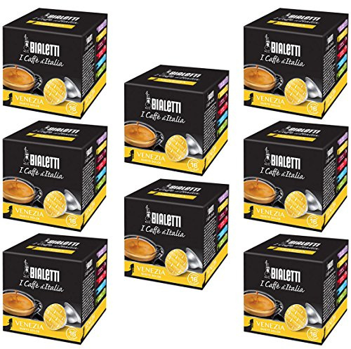 Bialetti Capsules Venezia - Set 8 packages of 16 capsules