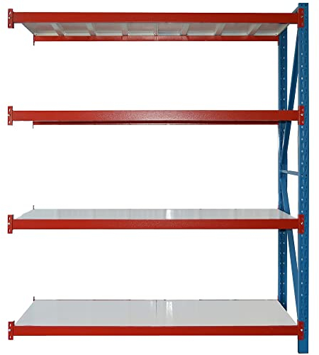 Vesalia Profi Steckregal für Zuhause 172 cm Höhe (Anbauregal - Tiefe: 60 cm; Breite 150 cm)