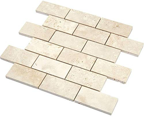 Mosaïque Travertin - Beige Adouci - Barrettes