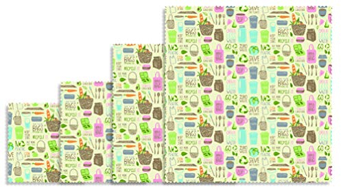 Nuts Zero Waste - Paño de cera de abejas (4 unidades)