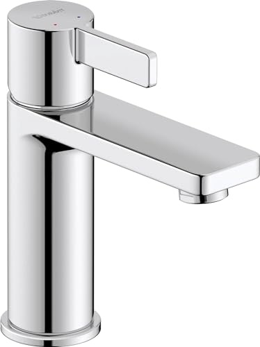 Duravit D-Neo Waschtischarmatur, Größe M (Auslauf Höhe 110 mm). Wasserhahn Bad in Chrom