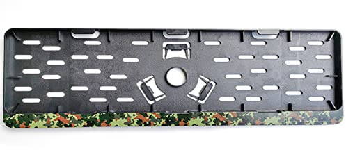 Kennzeichenhalterung Schwarz Kurz Kennzeichenhalter Camouflage 420 x 110