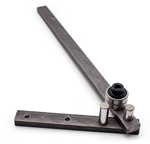 iDili Manuelle Biegemaschine Verstärkt Flacheisen Bender 1-10MM Eisen/Stahl/Kupfer Draht Winkel Bender Angeln Haken Formung Werkzeug