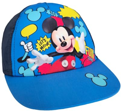 ILS I LOVE SHOPPING Pojke/barnhatt med visir justerbar baseballkeps (Musse Mouse)