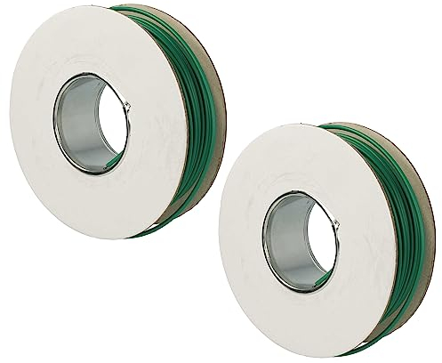 vhbw 2x Begrenzungskabel kompatibel mit Gardena R40li, R50Li, R80Li, R45Li, R70Li, R75Li Mähroboter - Begrenzungsdraht 50 m Grün