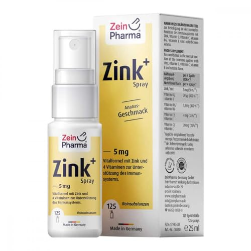 Zink+ 5mg Spray von ZEINpharma 25 ml