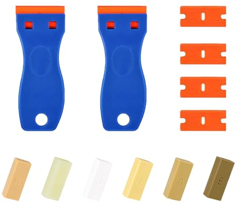 Goiern Hartwachs Reparaturset, Laminat/Parkett/Fliesen/Vinyl Reparaturset, Möbelreparatur Wachs Eiche Holzwachs Reparatur Wachskitt zum Kratzer Schäden Loch
