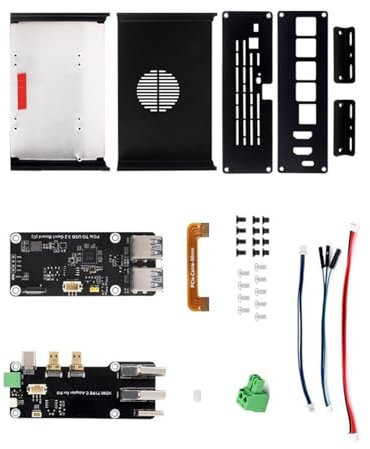 Azxcvbnm Cassa del metallo con il bordo di espansione integrato di PCIE facoltativo per la gestione facile del cavo del bordo di sviluppo