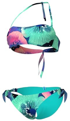 ARENA Bikini a Fascia da Donna Water Print