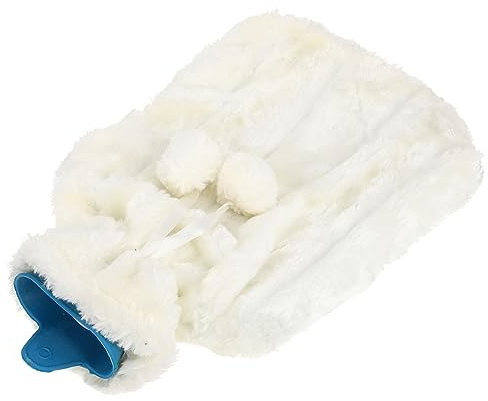 TOVINANNA Flauschiger Wärmflaschenbezug Waschbar für Winter und Reisen Komfortabel und Vielseitig Einsetzbar Befüllbar mit Heißem oder Kaltem Wasser Zufällige Farbe