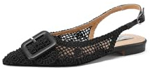 QUEEN HELENA Ballerine Eleganti Scarpe Basse con Cinturino Donna ZM9997 (Nero, Sistema Taglie Calzature EU, Adulto, Donna, Numero, Media, 40)