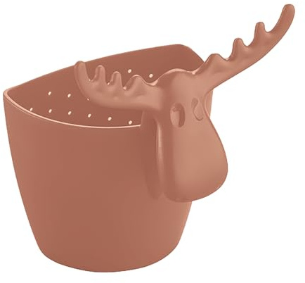 Koziol RUDOLF Teesieb für losen Tee | für eine Tassenportion, zum Einhängen in die Tasse, spülmaschinengeeignet, Made in Germany