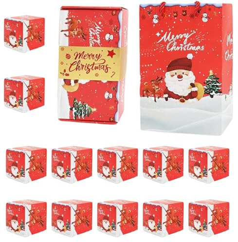 Scatola natalizia esplosiva per regali a sorpresa in denaro - Perfetta per Natale compleanni e occasioni speciali ross