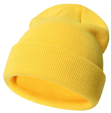 Generisch Bonnet d'hiver pour enfant - Tricot doux - Unisexe - 3 mois et 6 ans - Bonnet d'hiver - Bonnet à pompon