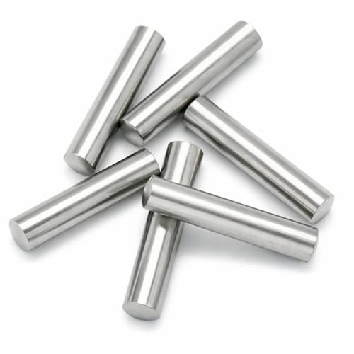 Perni di tassello in acciaio inox A1, DIN7, ad alta precisione, 5 mm x 16 mm, confezione da 100 pezzi, B04B