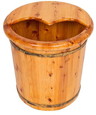 vasca per pedicure, Secchio for vasca da bagno in legno puro, fatto a mano, accessori for sauna for vasche for pediluvio, barile for rilassante for i piedi