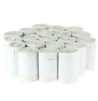 Sac Poubelle - Sacs Poubelle - Rouleau de Sac Poubelle - Sac poubelle Qualité Professionnelle - Sac Poubelle 30L Blanc - 11 microns - Carton de 500 Sacs