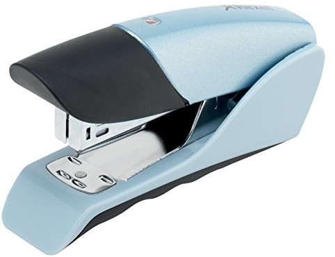 Rexel Gazelle Half Strip Stapler, 25 Sheet Capacity, Stand Up Design, Uses 24/6/ and 26/6 Staples, Metal Body, Silver/Black, 2100790
